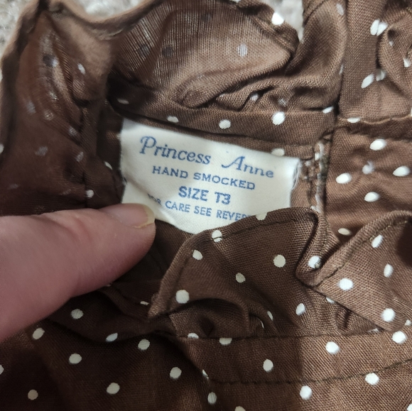 Vintage 70s / 80s Princess Anne, Toddler Girls Dress, Size 3t - Picture 4 of 6